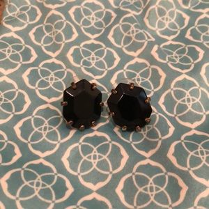 Kendra Scott Black Morgan Stud Earrings